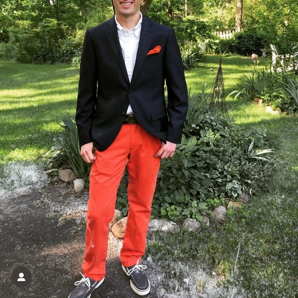 J. crew Men’s chinos. orange, size 30x32 - Picture 7 of 7